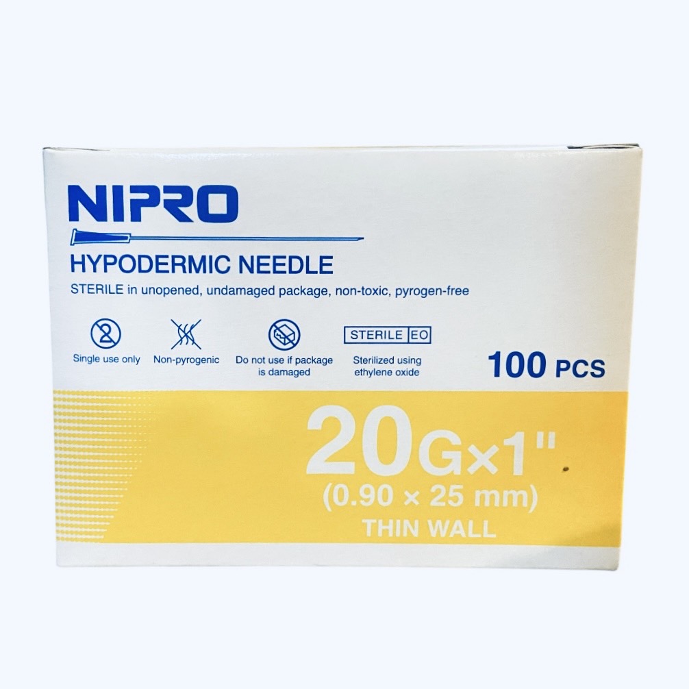Nipro เข็มฉีดยา No.20G X 1"