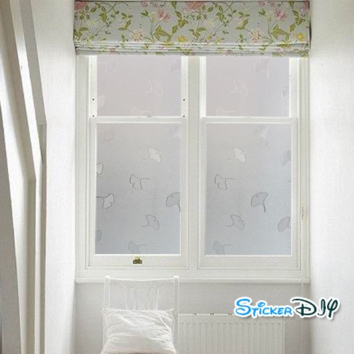 ฟิล์ม PVC สูญญากาศติดกระจก ใบแป๊ะก๊วย (หน้ากว้าง90cm.) เมตรละ 139 บาท