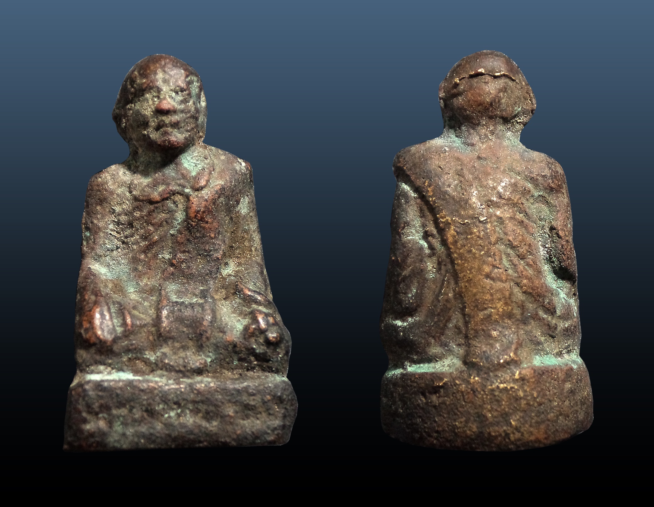 รูปหล่อหลวงพ่อเพ็ง ถาวโร วัดมงคลประสิทธิ์ ลพบุรี ปี2500