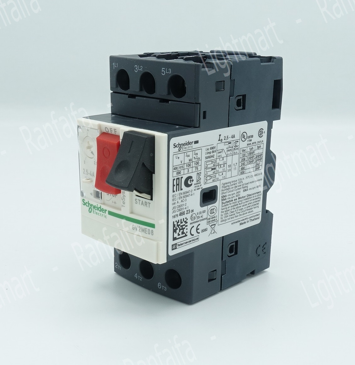 Motor Breaker GV2-ME08 (2.5-4A) SD
