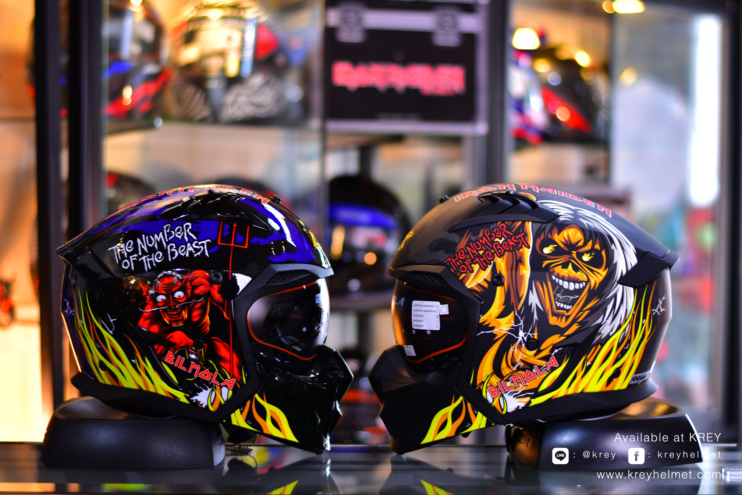 BIlmola model Spiker : THE NUMBER OF THE BEAST Black Matt