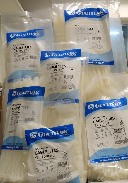 เคเบิ้ลไทร์ Cable Tie "Giantlok" สีขาว