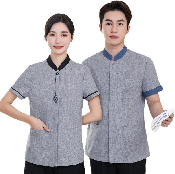 ชุดฟอร์มพนักงานทำความสะอาด เสื้อแม่บ้าน พ่อบ้าน เบลล์
