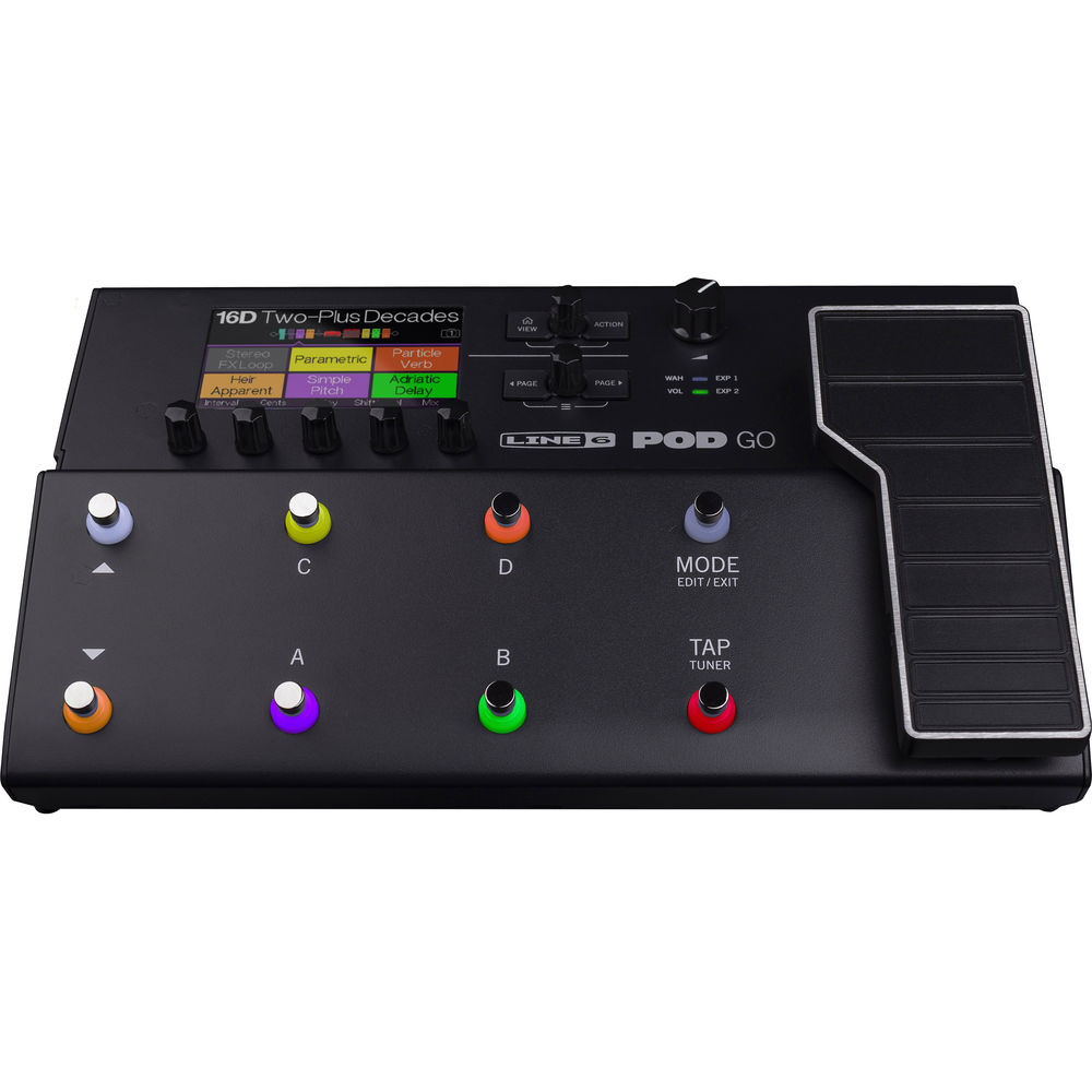 Line 6 POD GO *ของแท้รับประกัน 1ปี* มัลติเอ็ฟเฟ็กต์ / แอมป์โดลลิ่ง สำหรับกีต้าร์/เบส รองรับ IR เป็นออดิโออินเตอร์เฟสในตัว