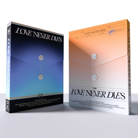 ( Pre-Order ) TNX 2nd Mini Album Love Never Dies Set 2 ver * มี Poster พับภายในกล่อง * วางจำหน่าย 16 / 2 / 2023