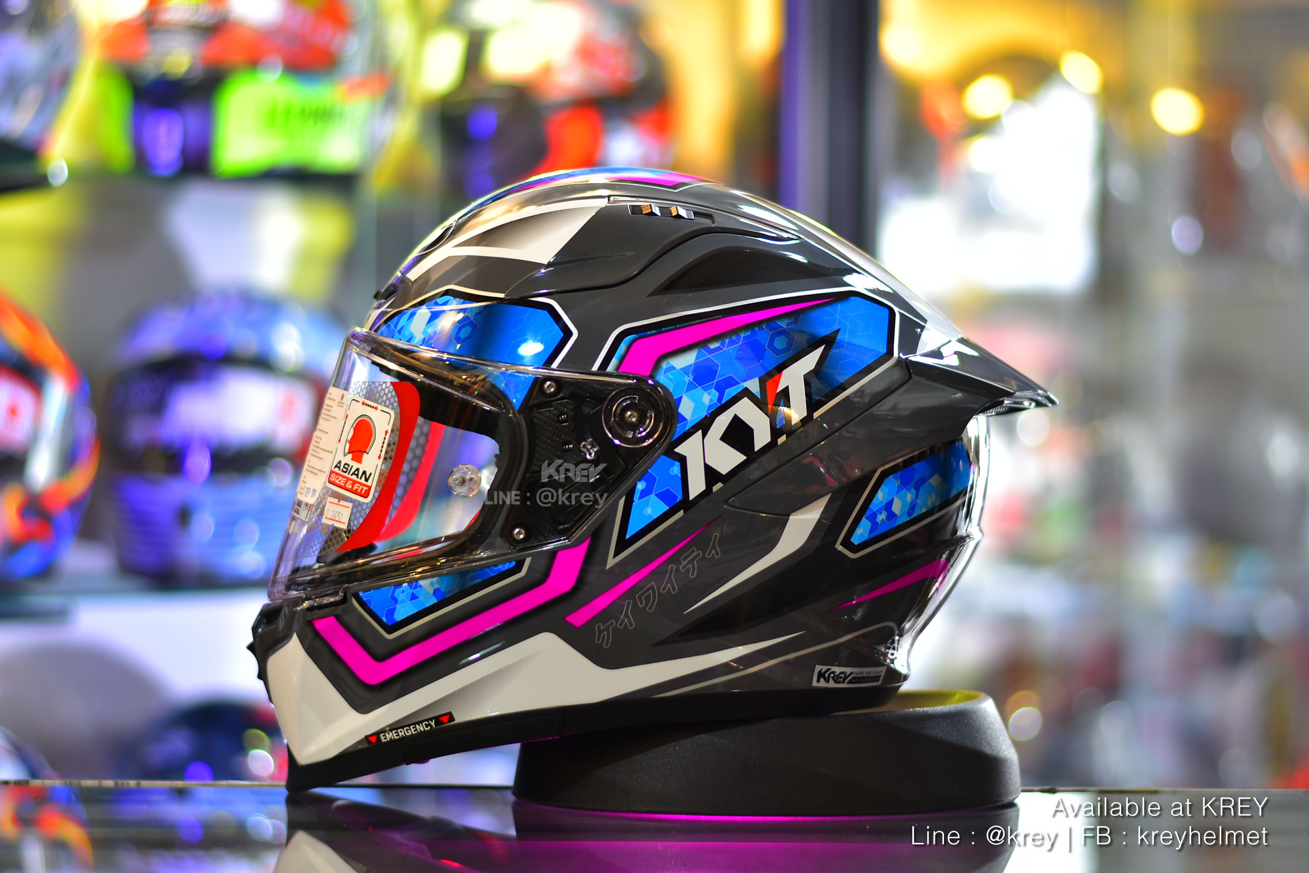KYT model STRIKER#1 GRL Grey Blue