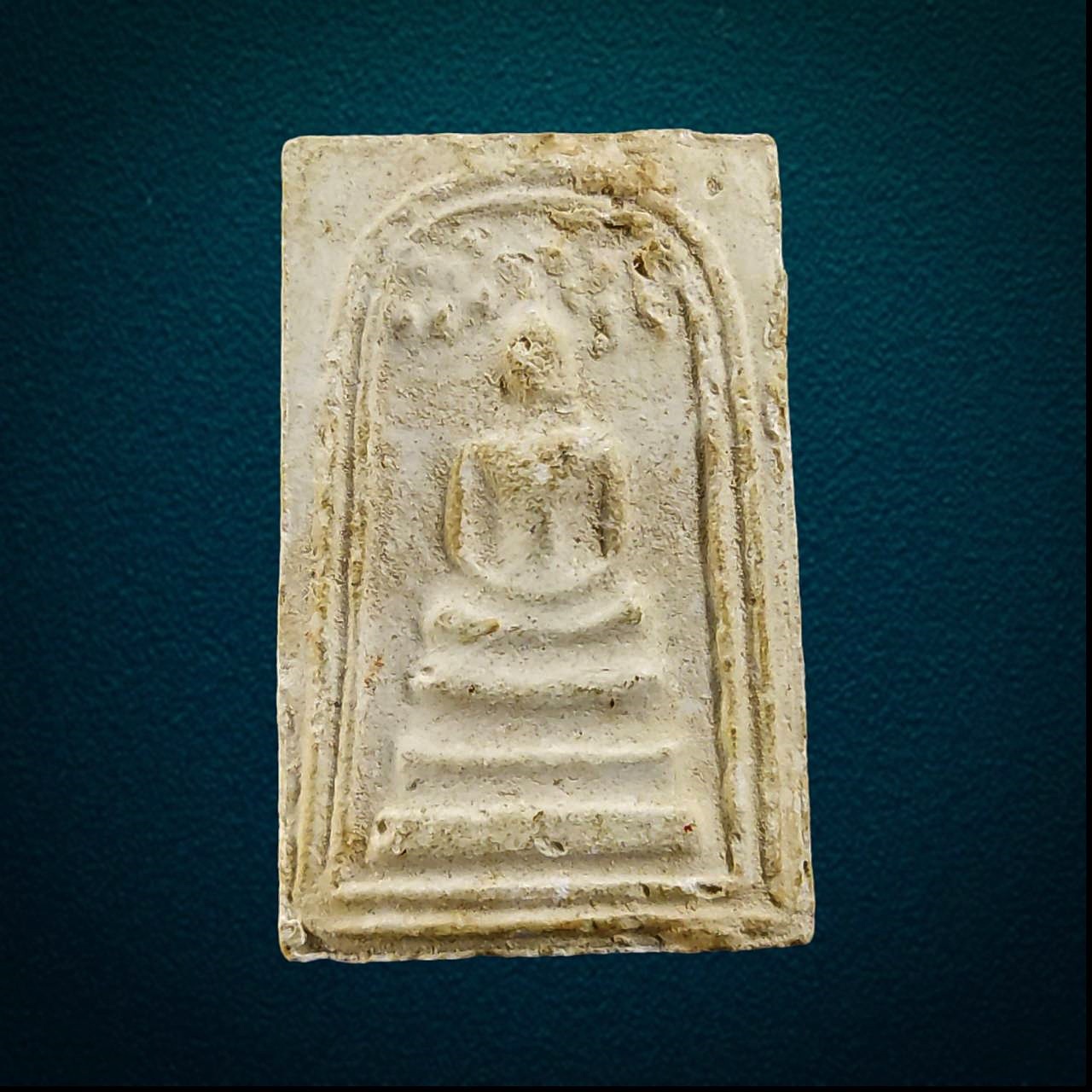 พระสมเด็จปรกโพธิ์ ซุ้มเส้นคู่ พิมพ์2หน้า กรุวัดราชนัดดา กทม