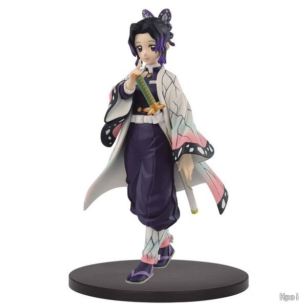Action Figure Kimetsu no Yaiba ฟิกเกอร์ ดาบพิฆาตอสูร โคโช ชิโนบุ ขนาดความสูง 16 ซม. มีฐาน พร้อมกล่อง งานสวย