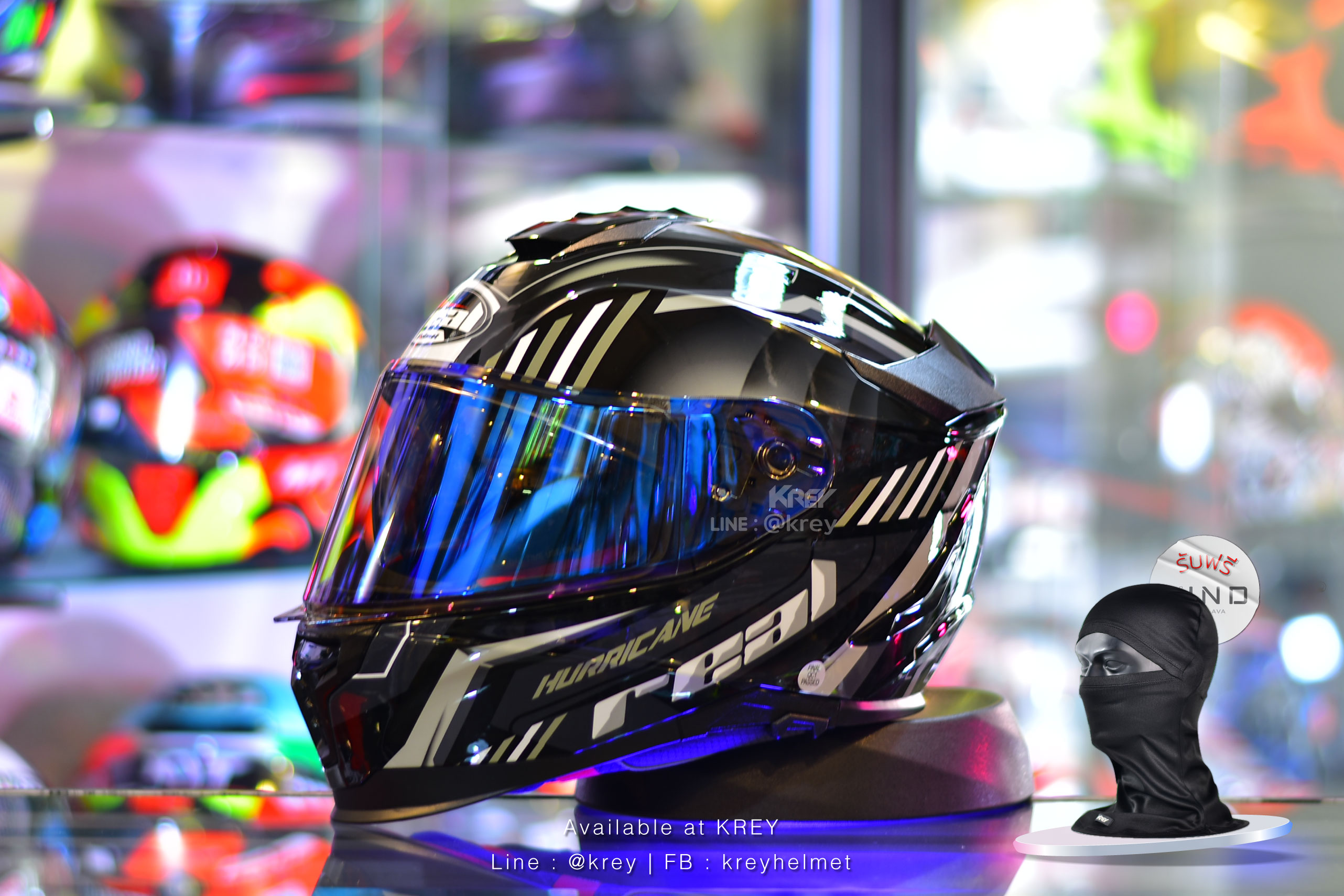 Real model Hurricane Kona Black Grey