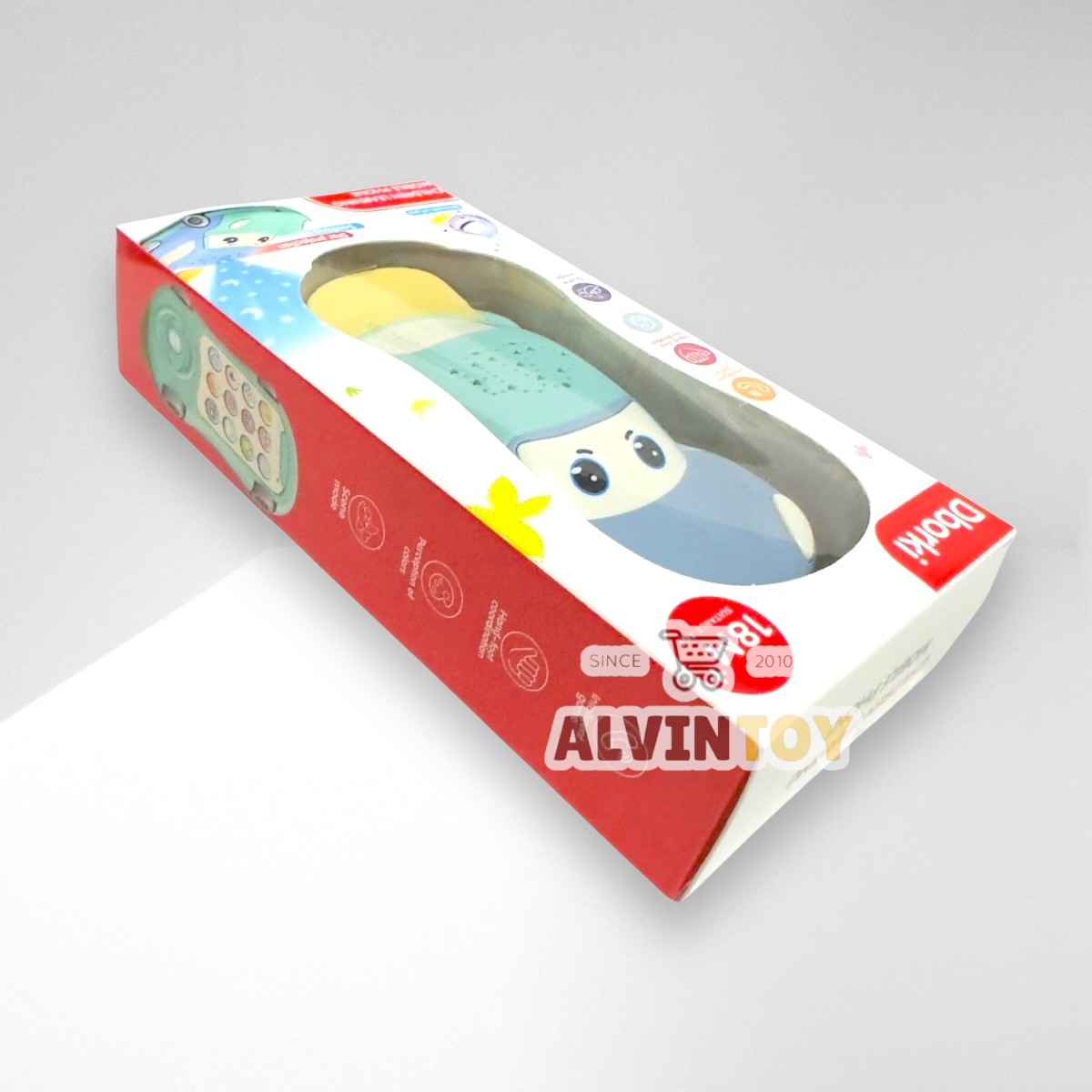 ของเล่น Mobile Phone Dborki มือถือเด็กสอนคำศัพท์ นับเลข เพลงภาษาอังกฤษ มีโหมด หลากหลาย