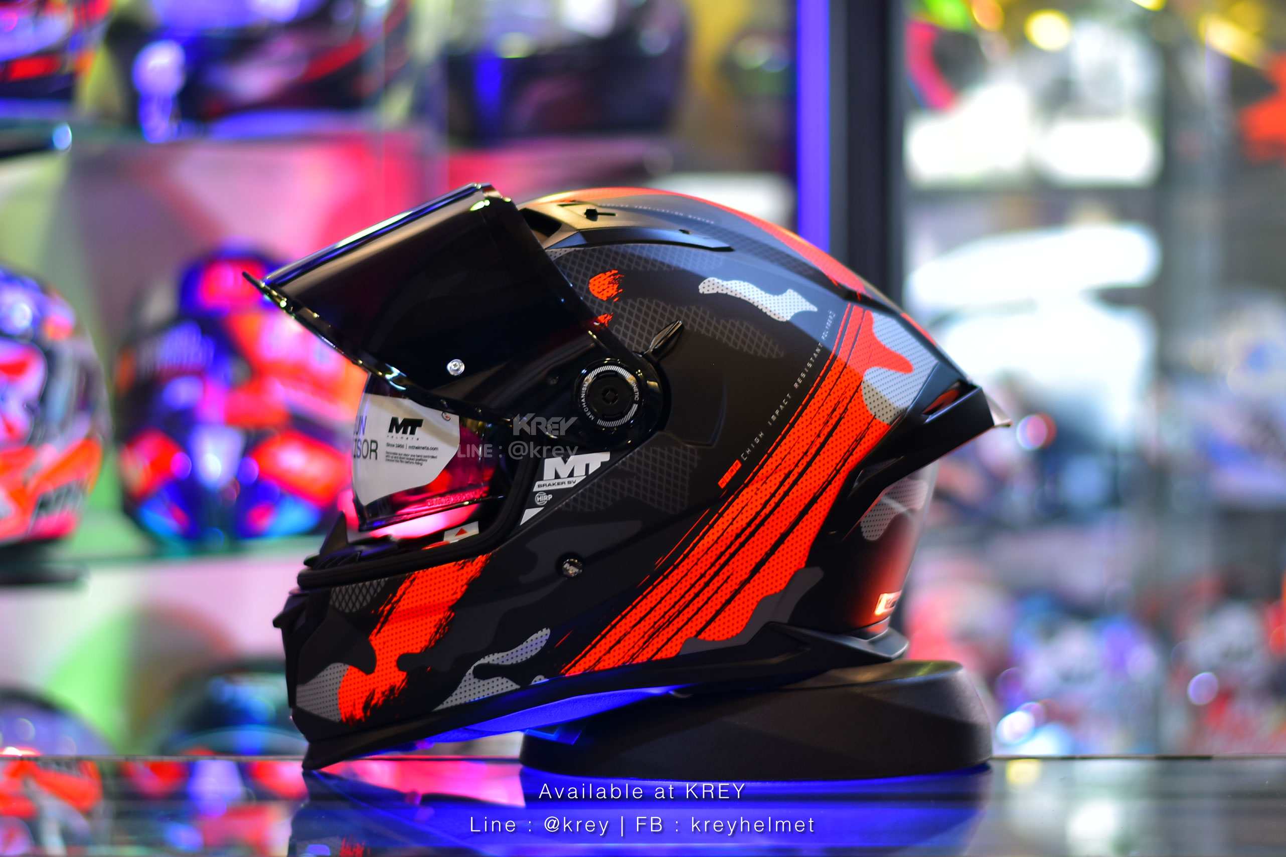 MT model BRAKER SV CROSSOVER MATT RED