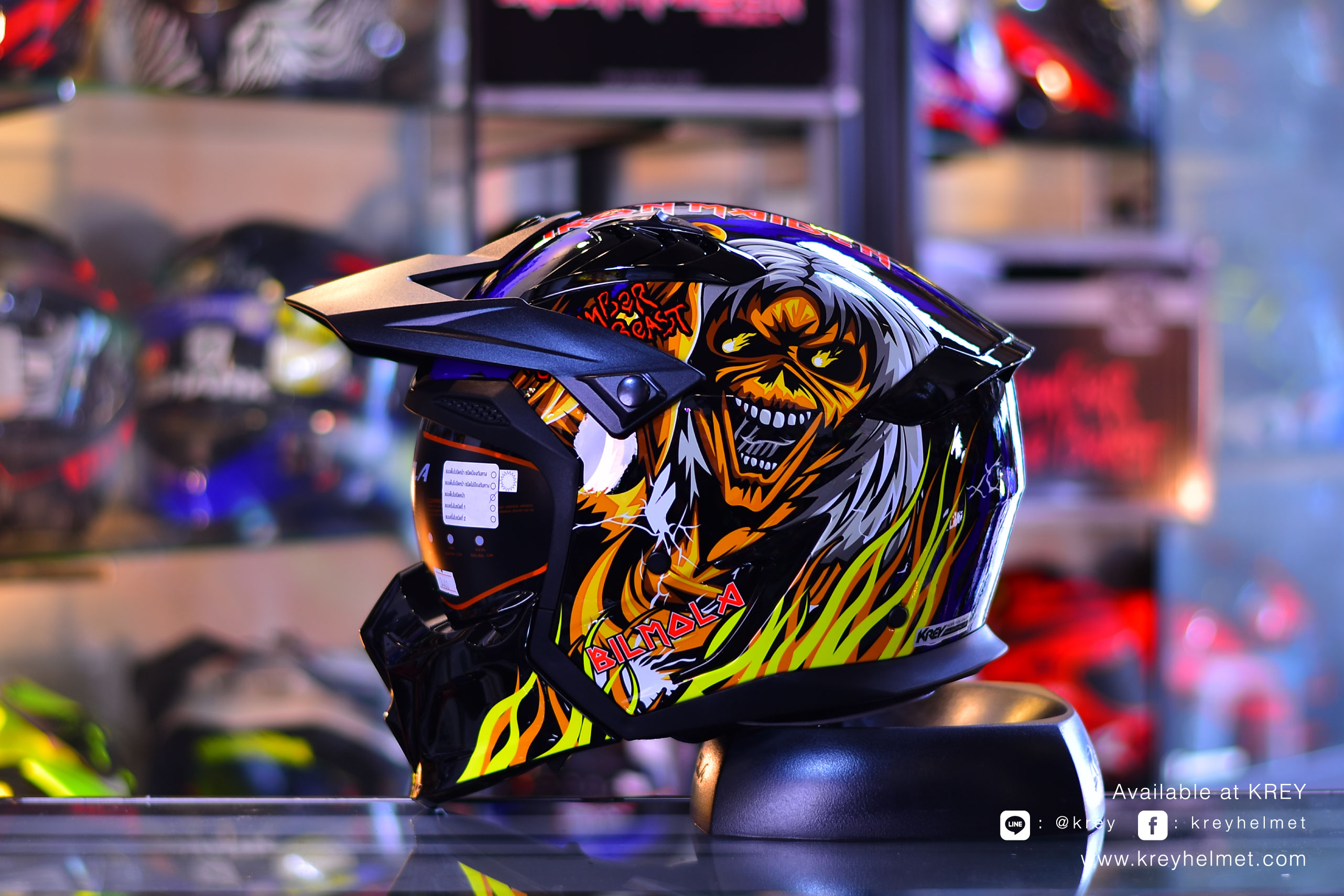 BIlmola model Spiker : THE NUMBER OF THE BEAST Blue