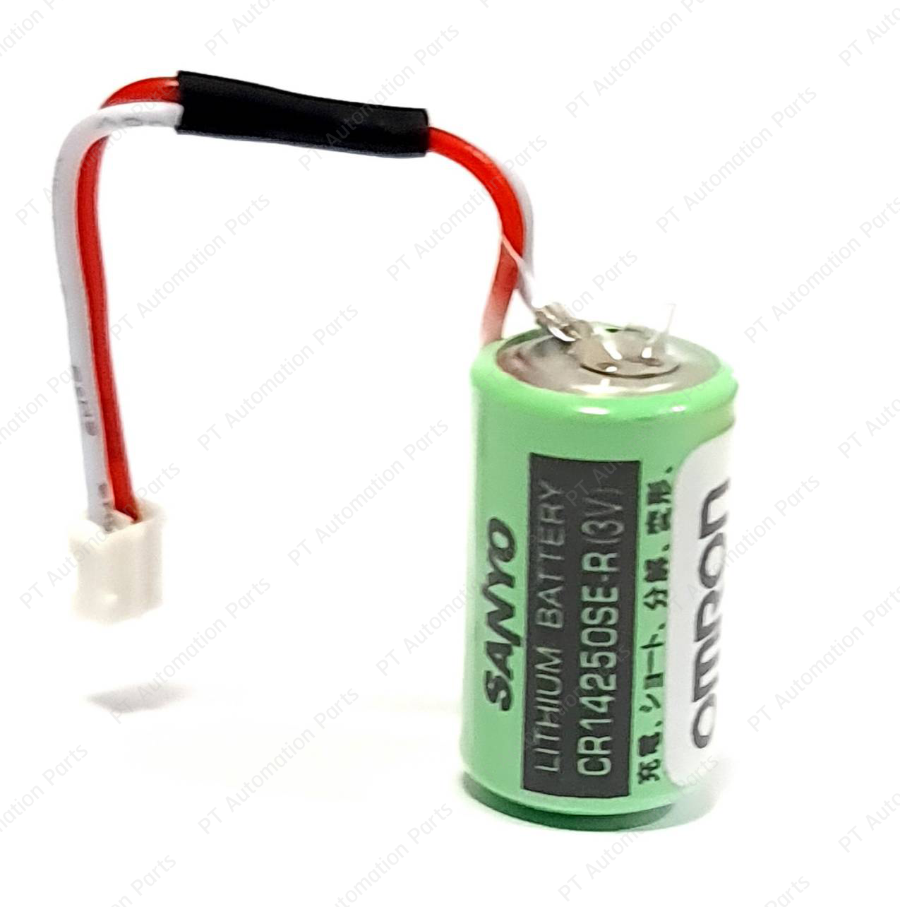 แบตเตอรี่ลิเธียมพร้อมปลั๊กชนิดไม่ชาร์จ CJ1W-BAT01 SANYO CR14250SE-R 3V สำหรับ PLC OMRON CPU CJ1M, CJ2M, CJ2H, NJ Series