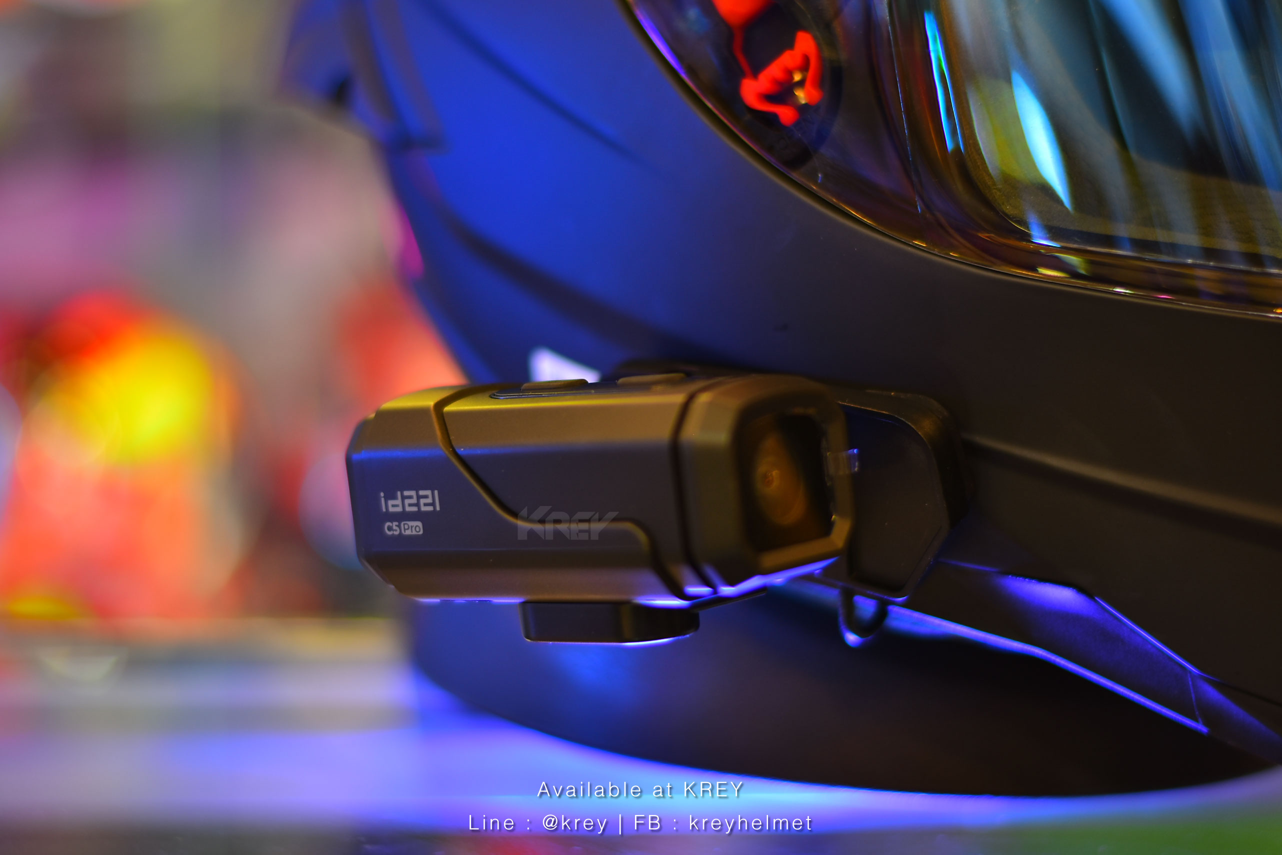 กล้องติดหมวก/รถ id221 รุ่น ACTION C5 Pro