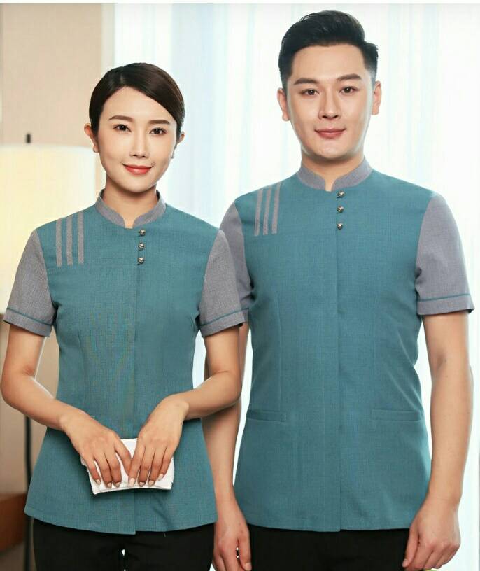 ชุดแม่บ้าน พ่อบ้าน พนักงานทำความสะอาด