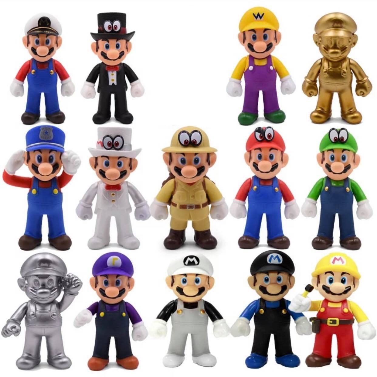 ชุดโมเดลมาริโอ้ 19 ตัว - Super Mario Odyssey Collection