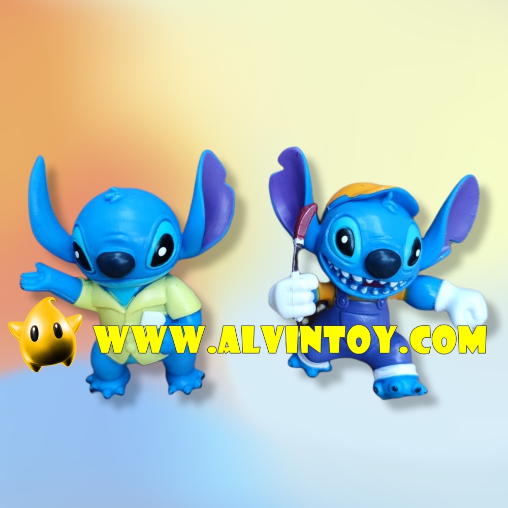โมเดล Stitch - สติทช์ 8 ตัว