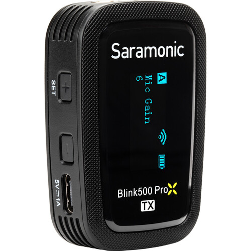 Saramonic Blink500 ProX B5 *ของแท้รับประกัน 2ปี* ไมค์ไร้สายหนีบปกเสื้อ (USB-C) Digital Wireless Lavalier Microphone System