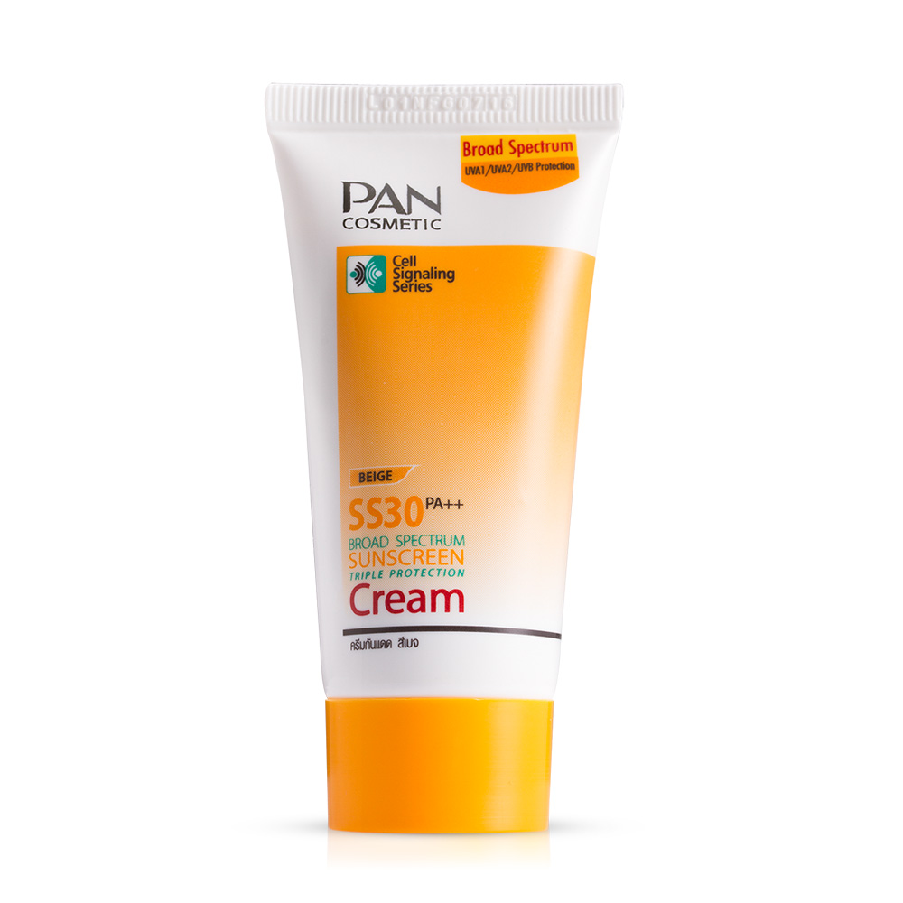 Pan SS30 Broad Spectrum Sunscreen Cream-Beige 30 g. กันแดด SPF30 สีเบจ