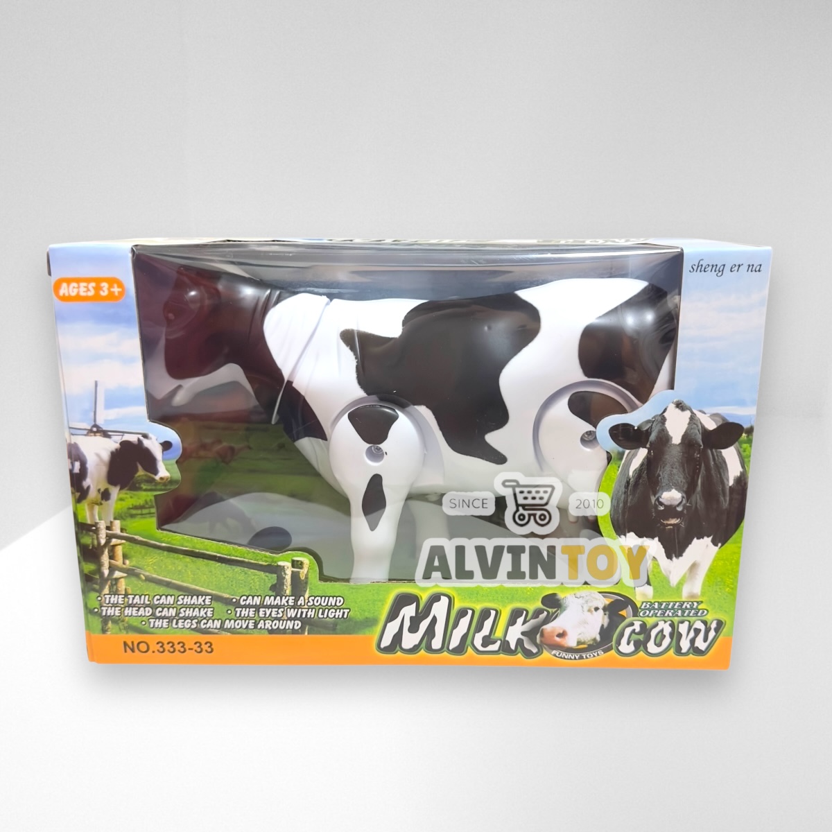 ของเล่น Cow โมเดลวัว ของเล่นวัว เดินได้ มีเสียง มีไฟ