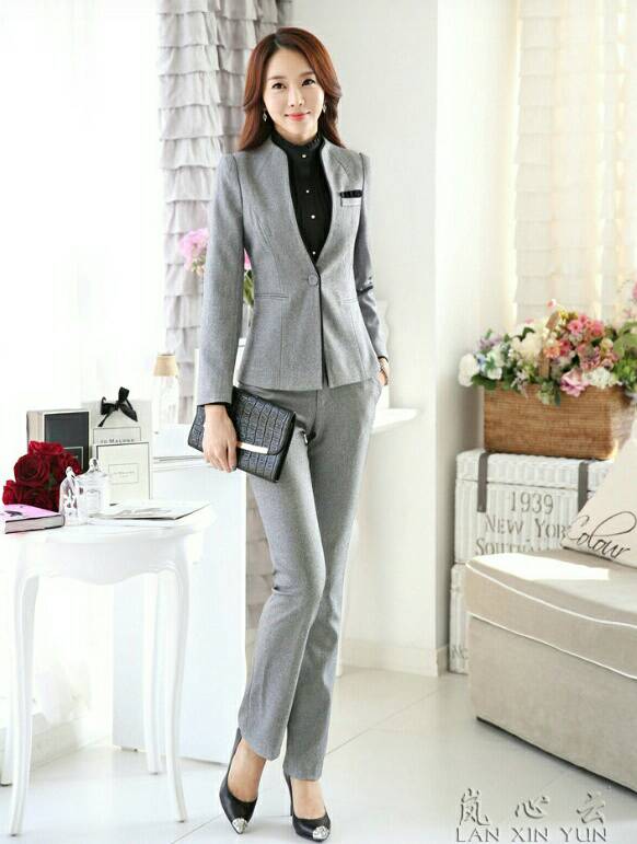 ชุดสูท ชุดพนักงานต้อนรับ ชุดออฟฟิศ