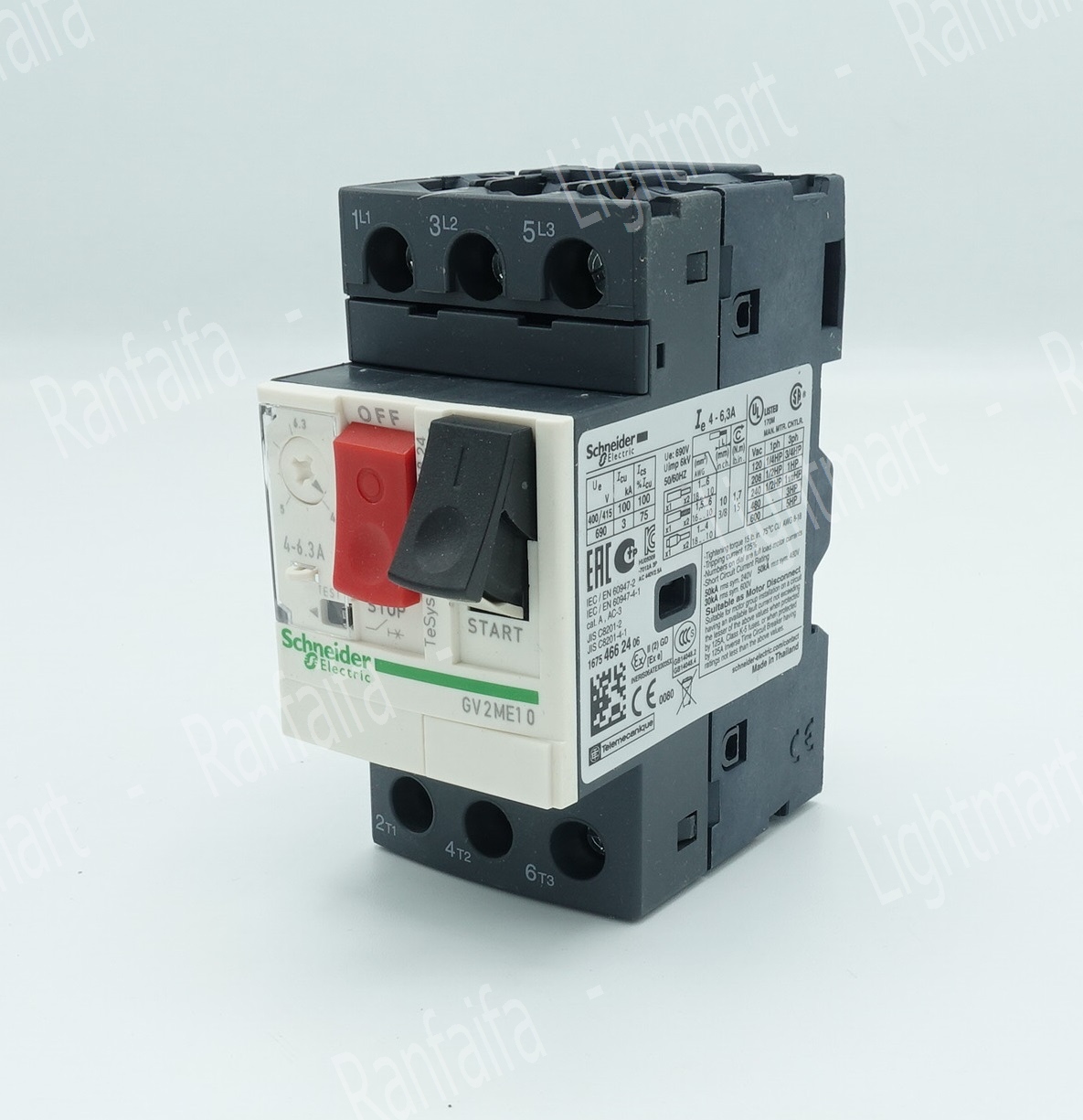 Motor Breaker GV2-ME10 (4-6.3A) SD