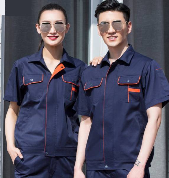 เสื้อช่างแขนสั้น ช่างวิศวกร ช่างไฟฟ้า ปะปา