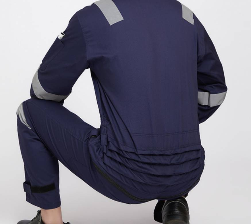 ชุดหมีช่าง ชุดหมีช่างวิศวกร ชุดหมีช่างโรงงาน มีแถบสะท้อนแสง สีแดง สีขาว สีเทา สีส้ม สีกรมท่า สีน้ำเงิน