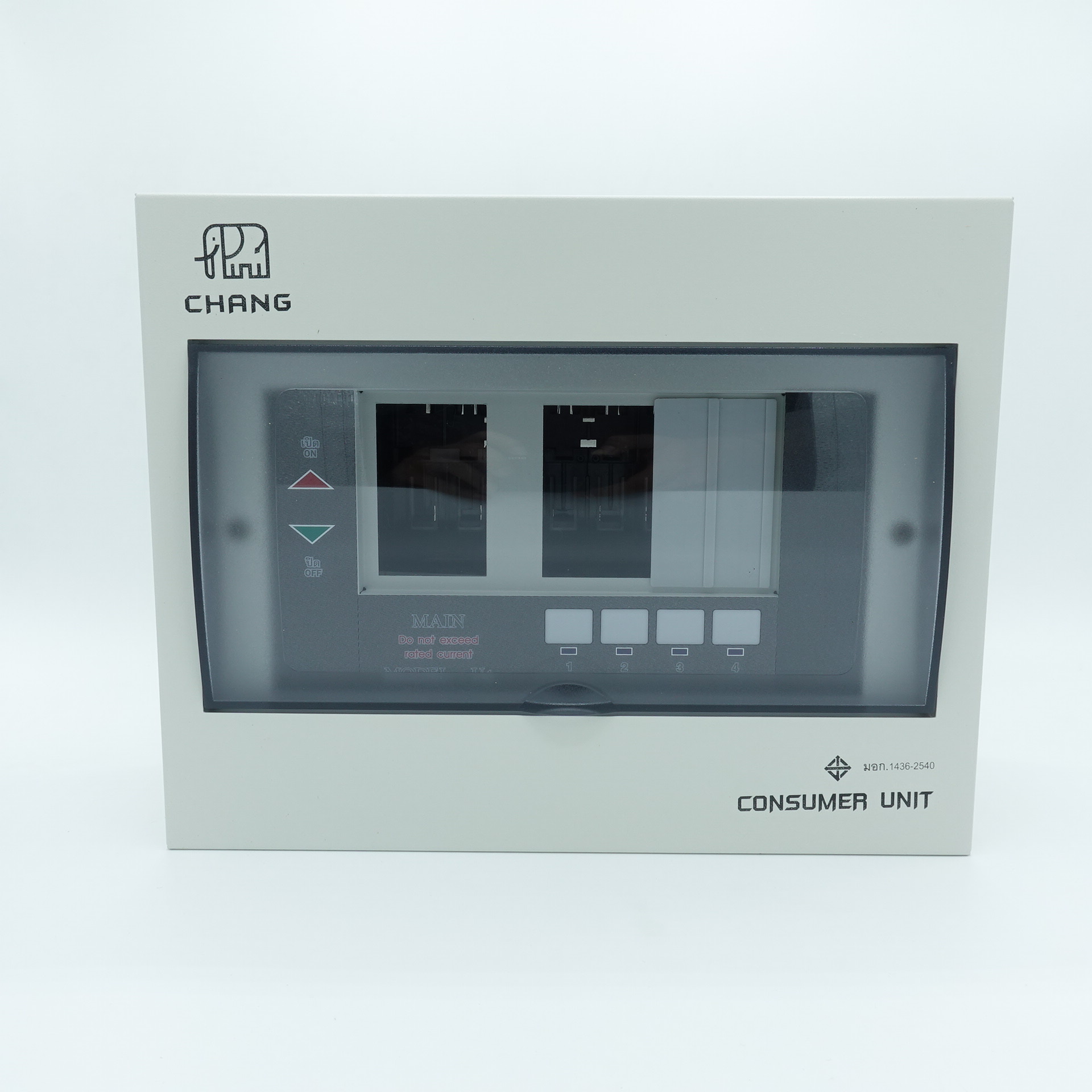 Consumer Unit 2P 4 ช่อง ช้าง รุ่น U
