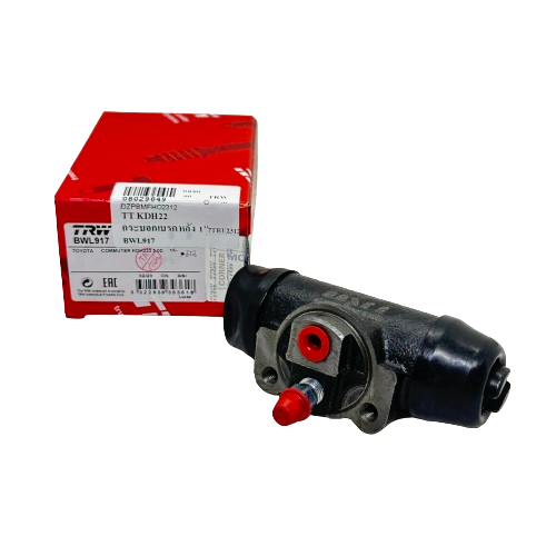 กระบอกเบรคหลัง TOYOTA COMMUTER / KDH 3.0 ปี 15-20 โตโยต้า รถตู้ คอมมูเตอร์ ซ้าย/ขวา ขนาด 1 นิ้ว เบอร์ BWL917 ยี่ห้อ TRW (Brake Wheel Cylinder)