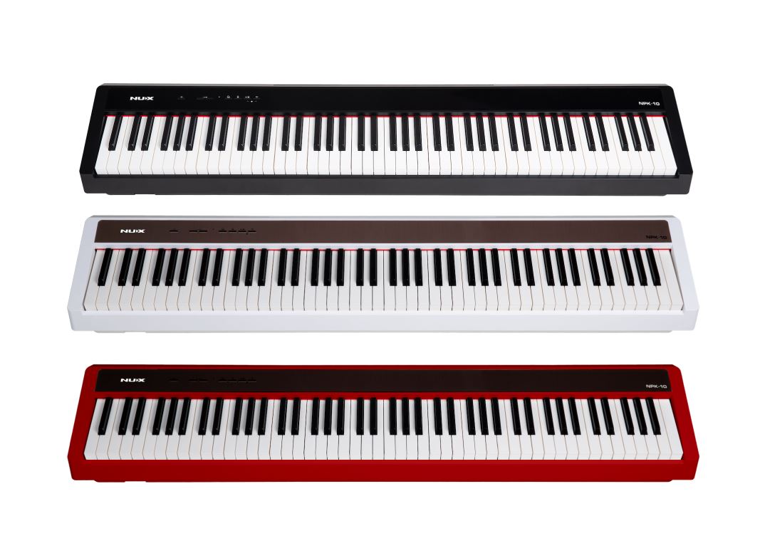 NUX NPK-10 *ของแท้รับประกันศูนย์* เปียโนไฟฟ้า 88 คีย์, Hammer action, ฟรี! Keyboard Stand, Sustain pedal, Power supply