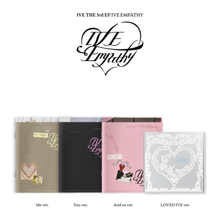 ( Pre-Order ) IVE 3rd EP [IVE EMPATHY] Photobook Set 4 ver * มี Poster พับในกล่อง * วางจำหน่าย 4 / 2 / 2025