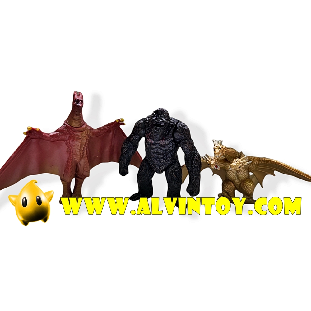 โมเดล Godzilla - ก็อตซิลล่า 8 cm. 5 ตัว