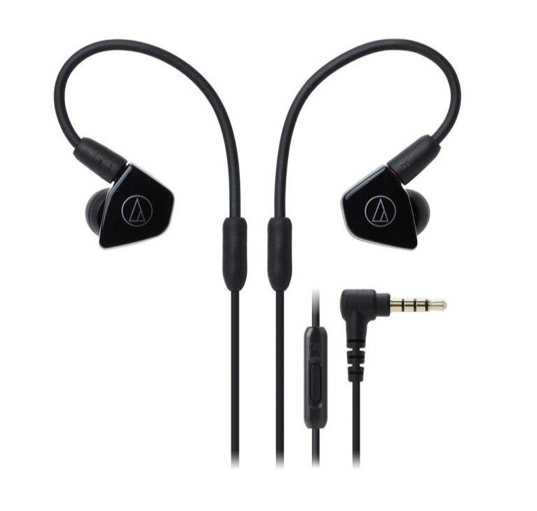 Audio-Technica ATH-LS50iS -by Muzic Craft *ของแท้รับประกันศูนย์* หูฟังอินเอียร์ พร้อมไมโครโฟน,ฟรีซิลิโคน 4ขนาด, ถุงผ้า,สายเคเบิล