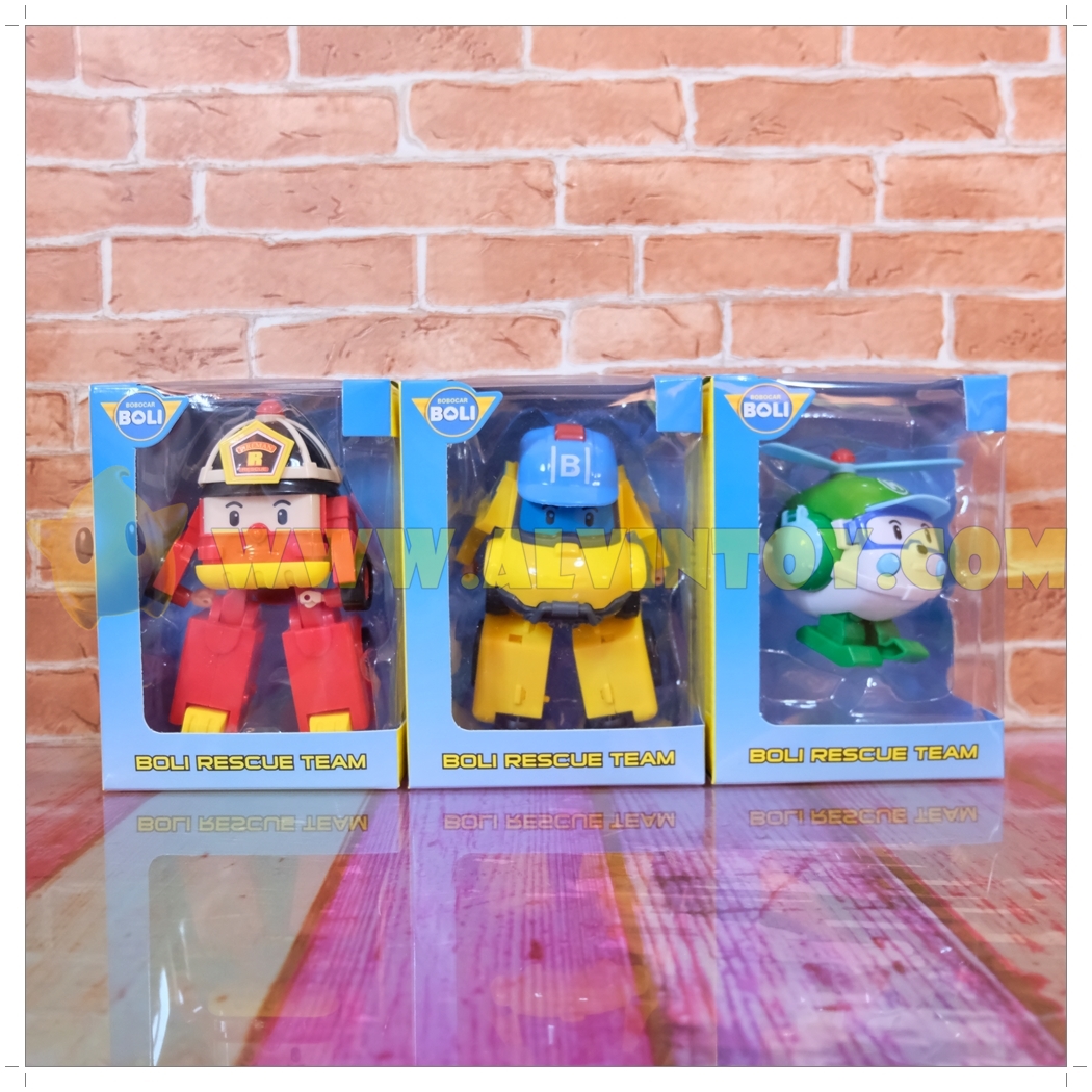 หุ่นยนต์ โรบอทคาร์ โพลี่ Robocar Poli Action Pack 6 กล่อง