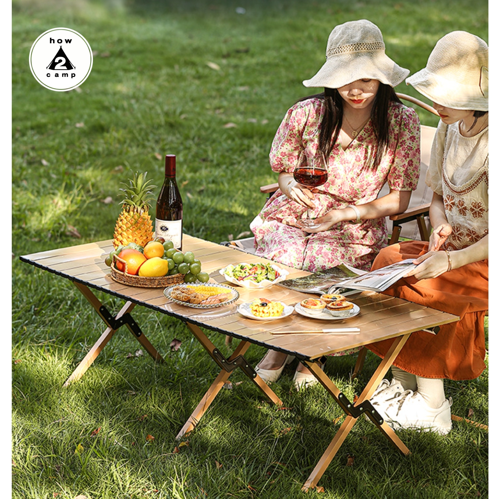 โต๊ะแคมป์ปิ้ง ม้วนเก็บได้