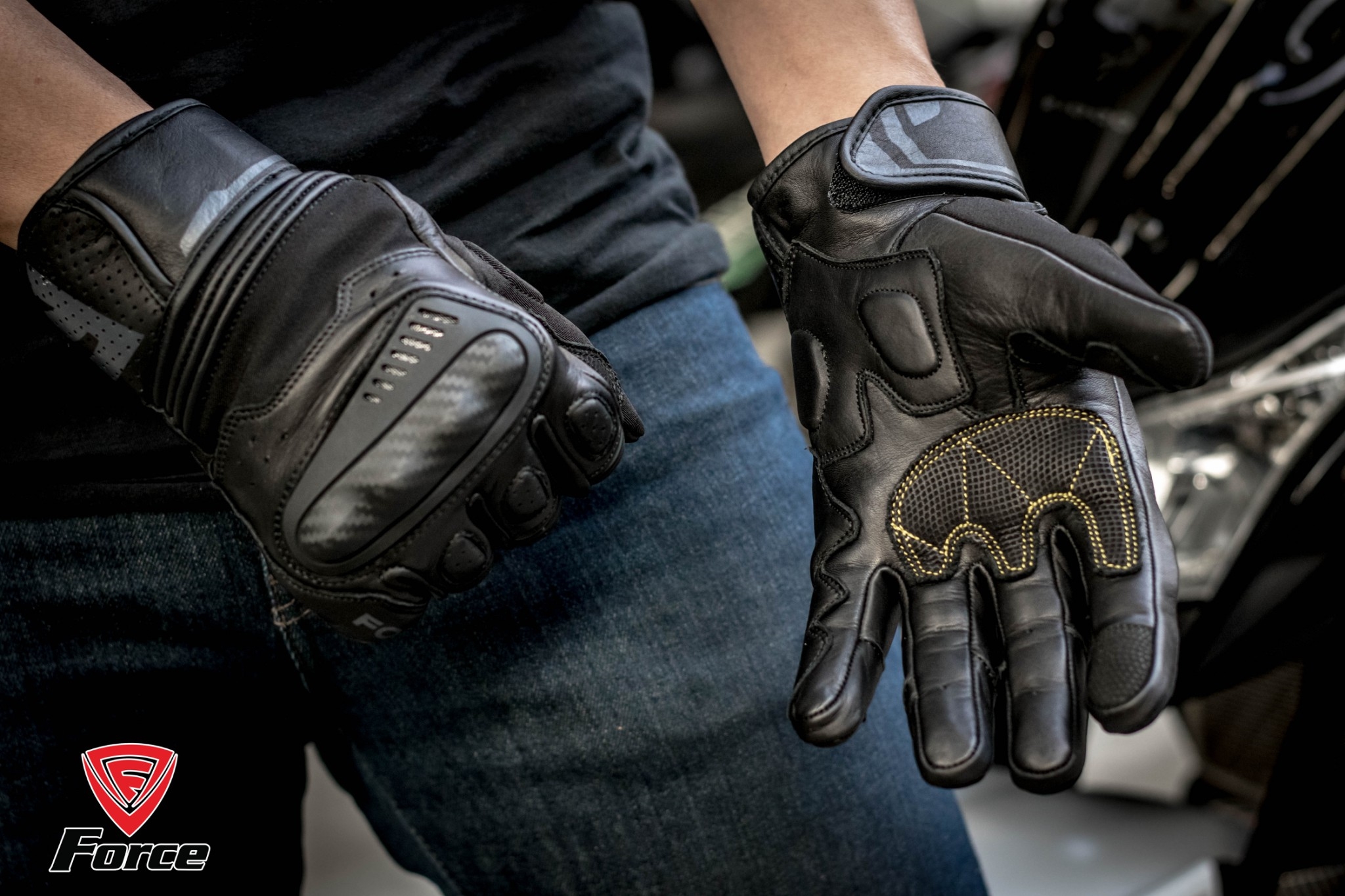 ถุงมือ Force รุ่น Alpine Gloves (Black)