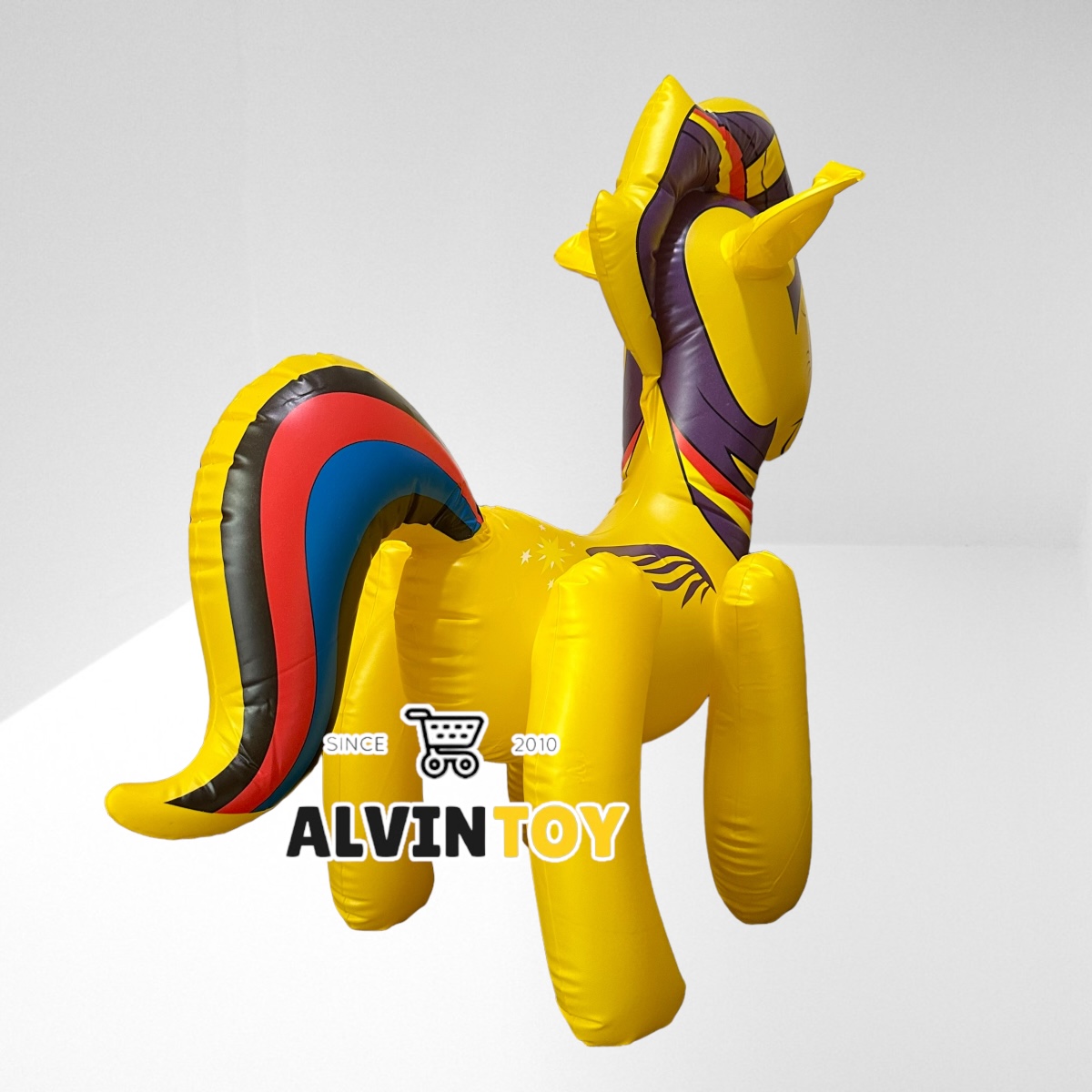 ตุ๊กตาม้าโพนี่เป่าลม สูบลม ของเด็กเล่น ขนาดความสูง 65 ซม ส่งเร็ว พร้อมส่งจากกทม.