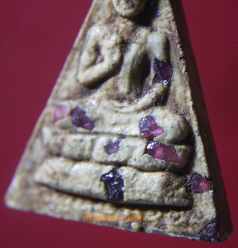 พระผงเกตุ ๙ พญา (พลอยแท้) วัดนิคมคณาราม จ.ประจวบคีรีขันธ์