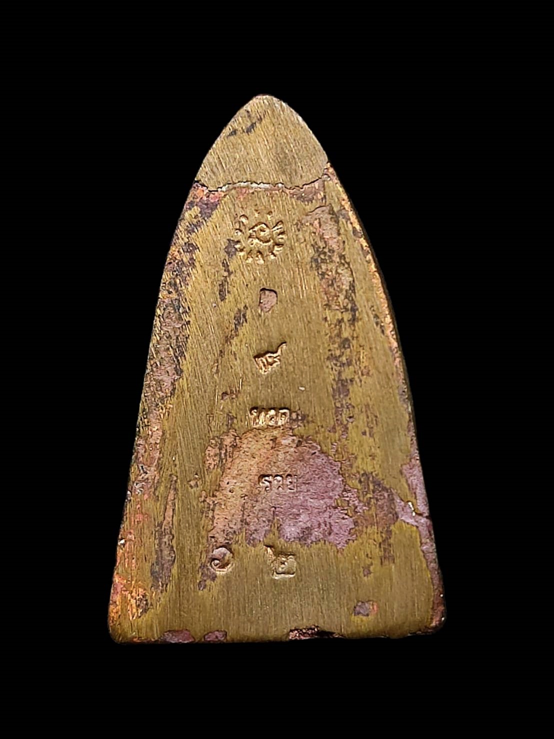 หลวงปู่ทวด หล่อโบราณ เทดินไทย หลวงพ่อรวย วัดตะโก อยุธยา ปี2556