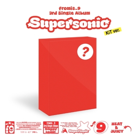 ( Pre-Order ) FROMIS 9 3rd Single Album Supersonic ( Kit ver ) * ไม่มี Poster พับในกล่อง * วางจำหน่าย 12 / 8 / 2024