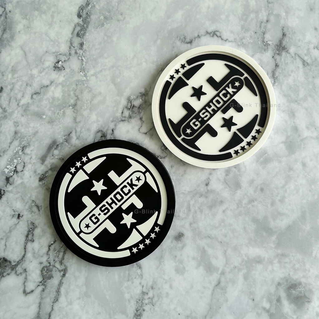 ของสะสม ที่รองแก้ว ซิลิโคน ลายลิขสิทธิ์แท้ โลโก้ G-SHOCK 35th anniversay ใหม่ มือ 1