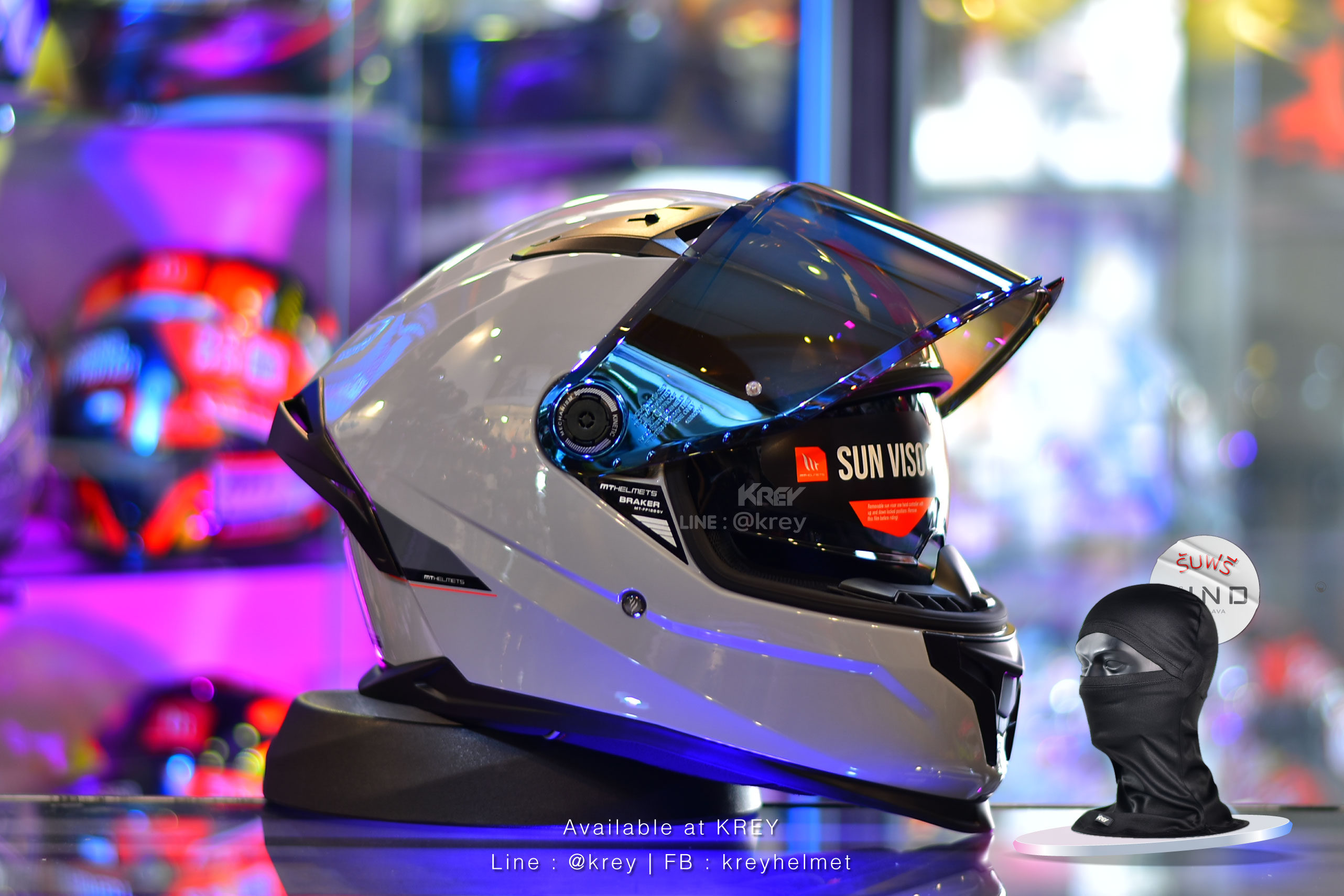 MT model BRAKER SV SOLID GLOSSY GREY