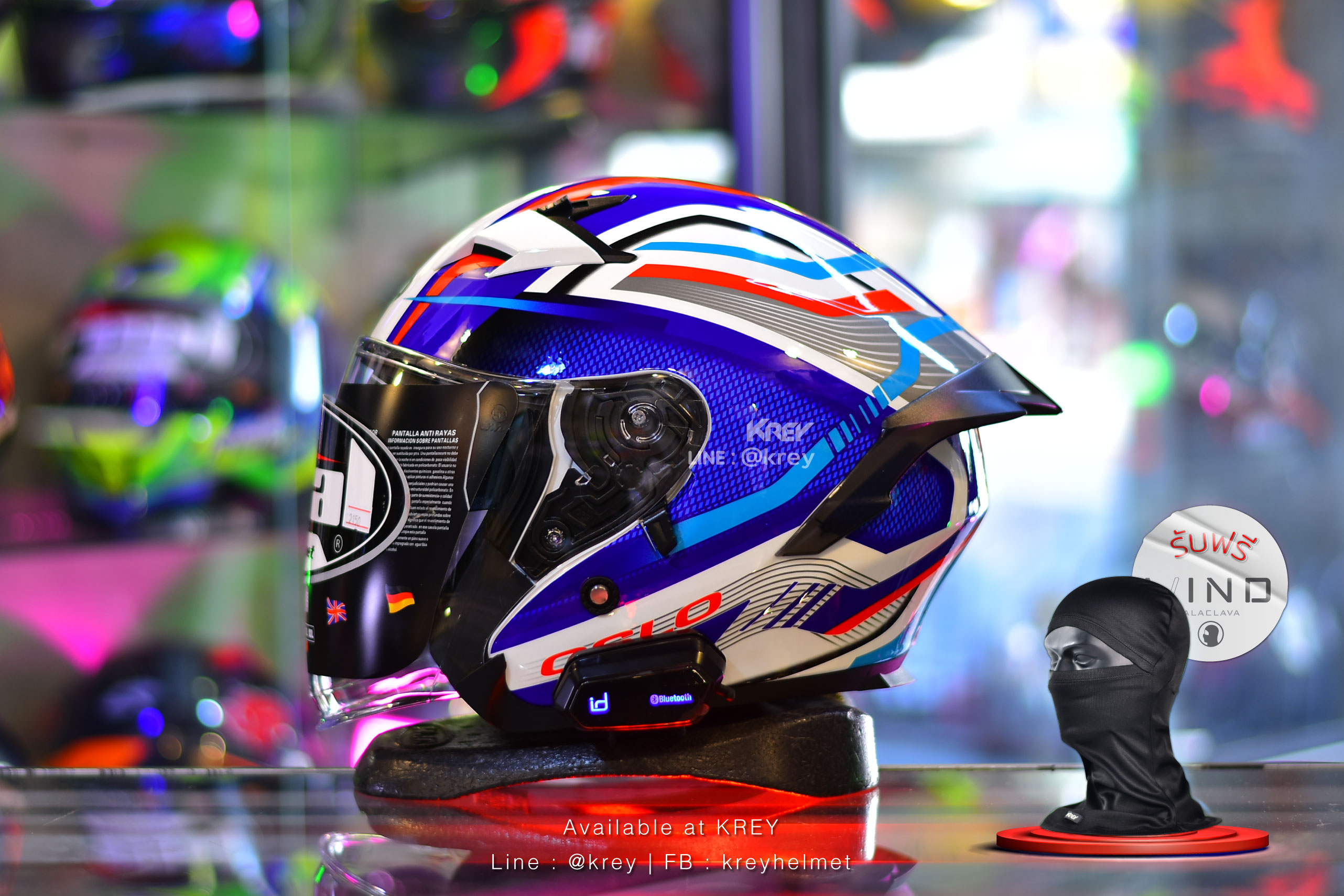 Real model OSLO Magma White Blue