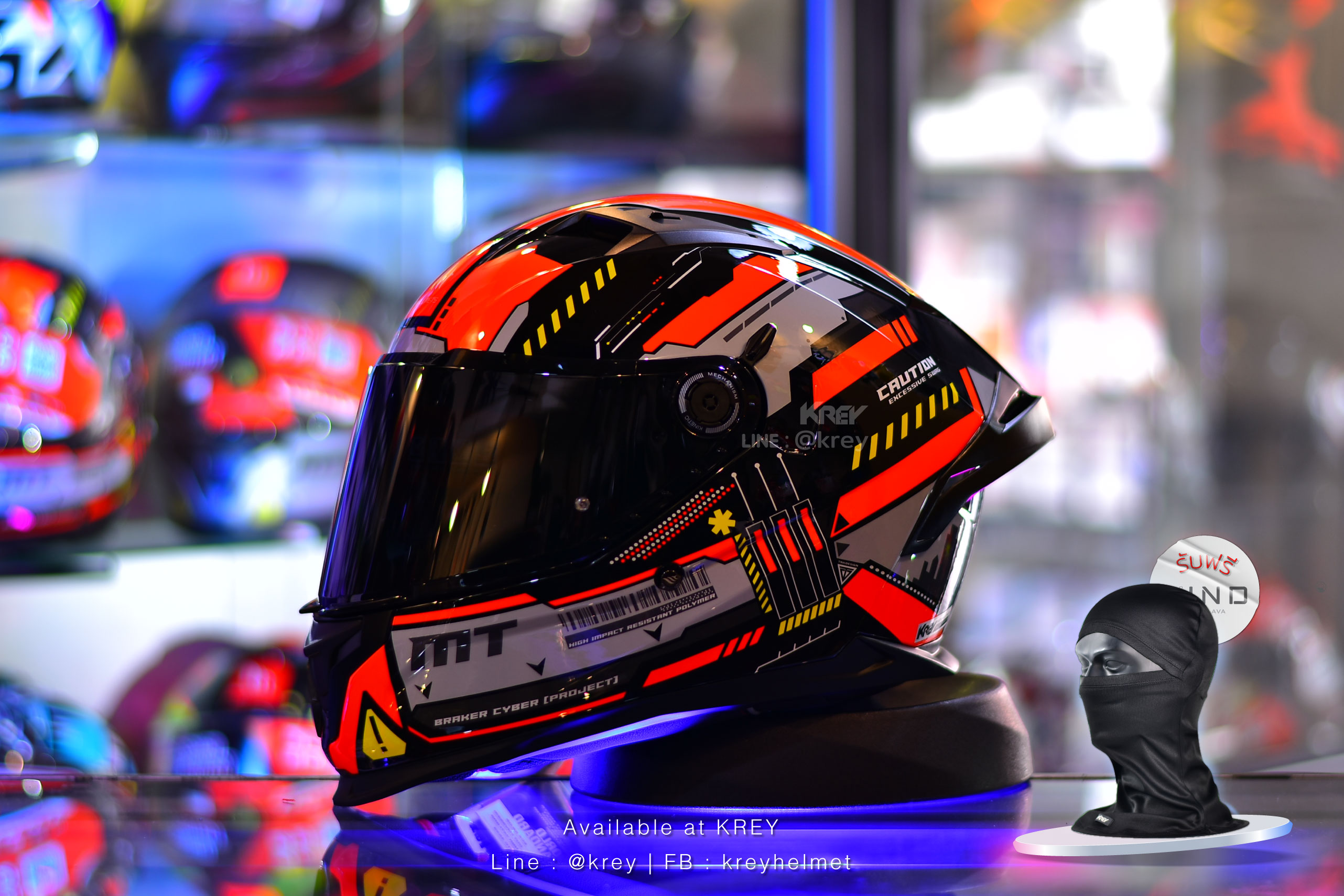 MT model BRAKER SV CYBER GLOSSY RED