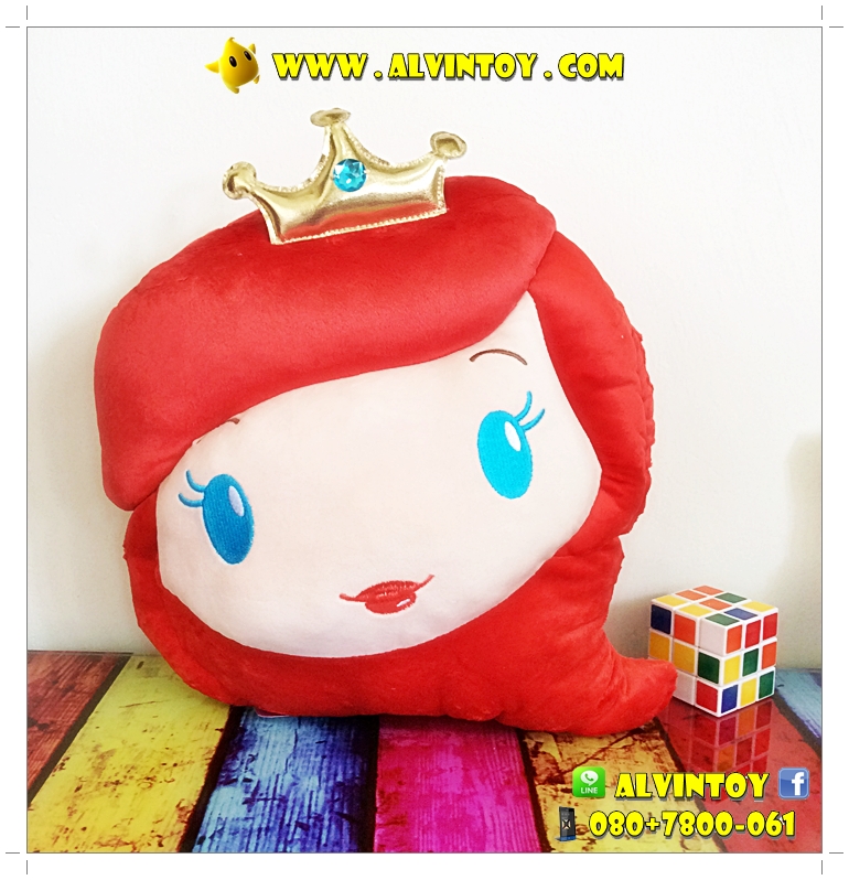 หมอนหน้าเจ้าหญิง Ariel Little Mermaid