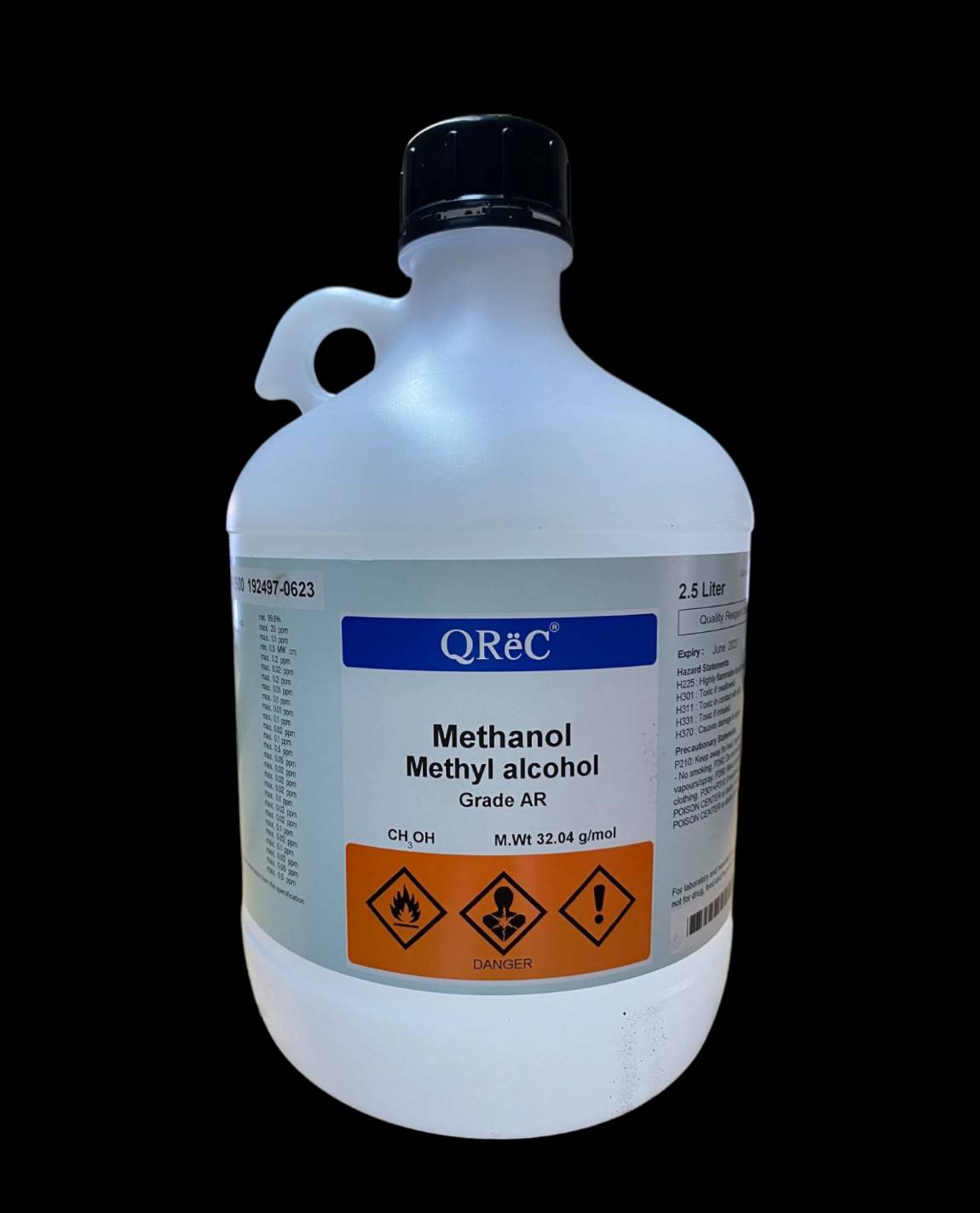 Methanol 2.5L ยี่ห้อ QReC Newzealand