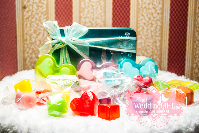 สบู่หอมหัวใจเล็ก 2.5x2.5ซ.ม.