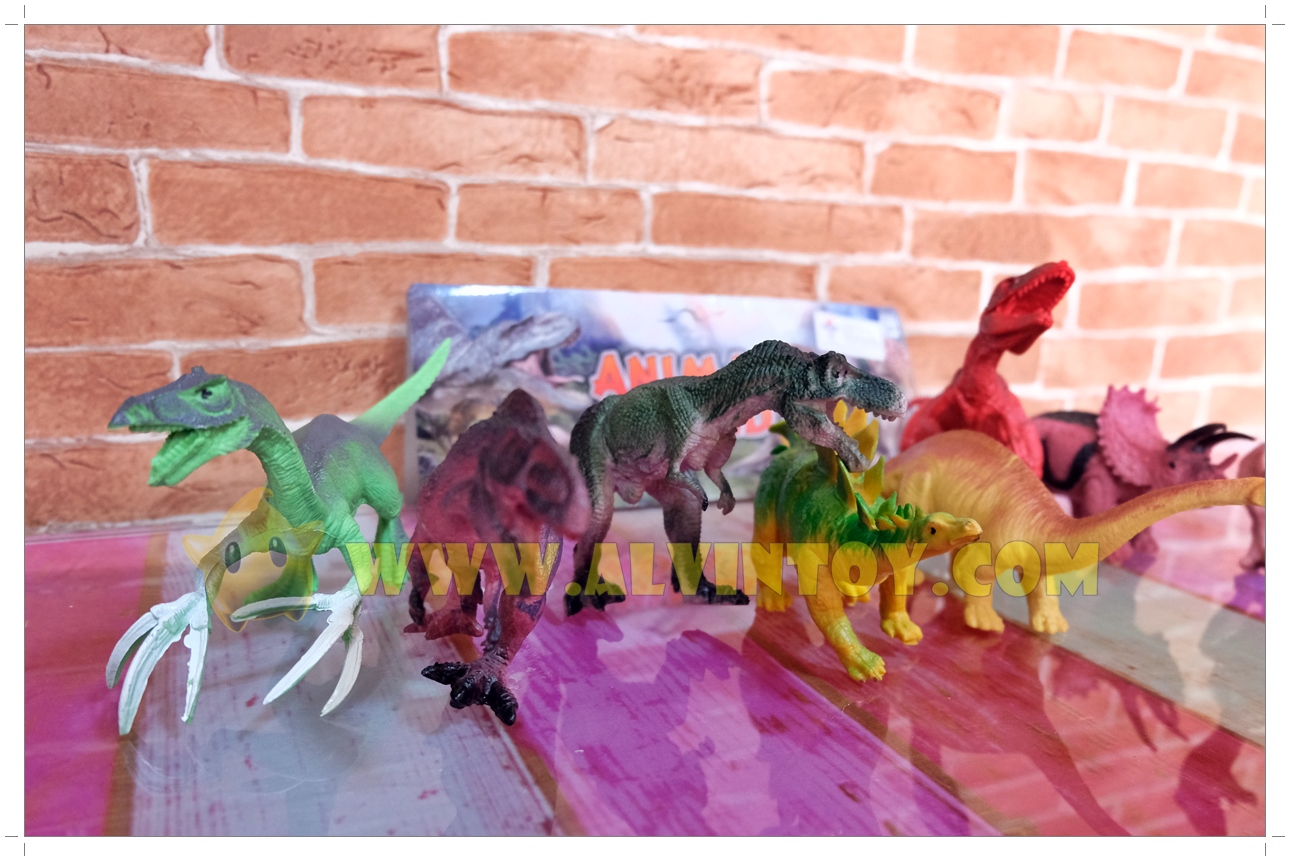 โมเดล Dino Word - ไดโนเสาร์ 4 ตัว AL3