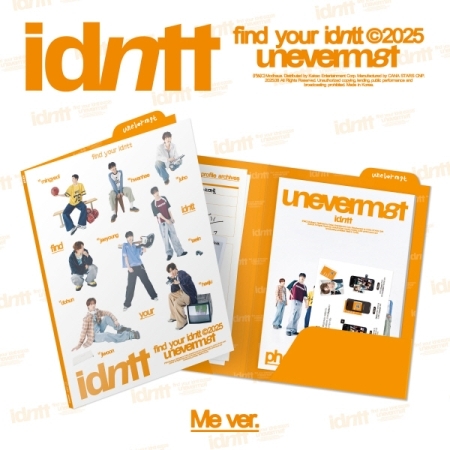 ( Pre-Order ) idntt - Mini Album unevermet ( Me ver ) * มี Poster พับในกล่อง * วางจำหน่าย 12 / 8 / 2025